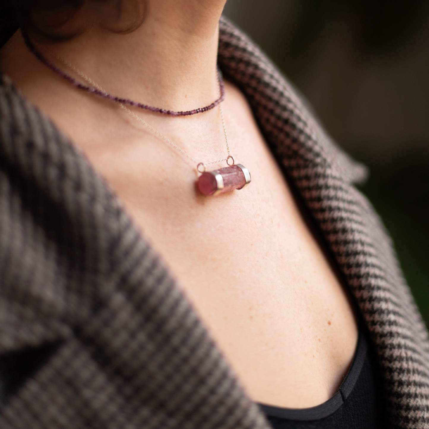 Collar de Turmalina Genuina