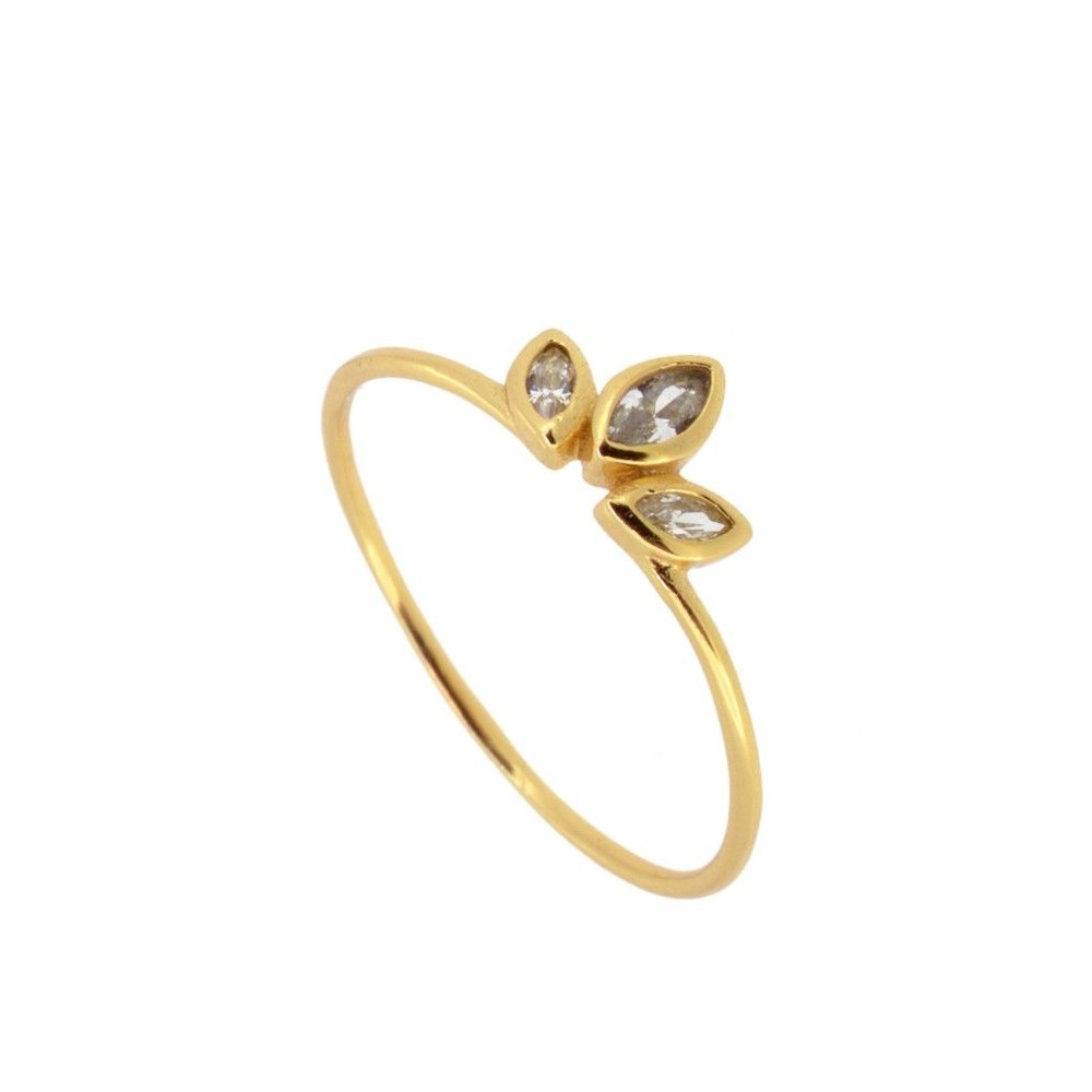 Anillo Tres Hojas