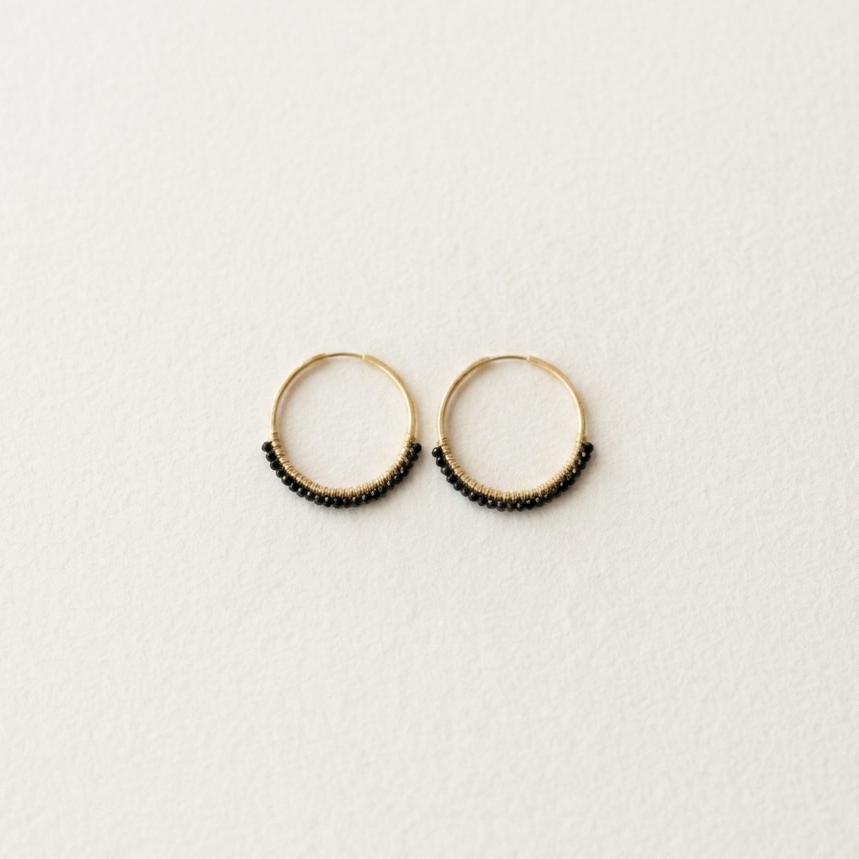 Pendientes Espinela Negra