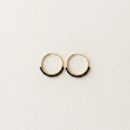 Pendientes Espinela Negra