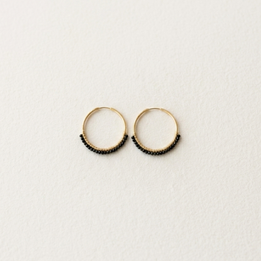 Pendientes Espinela Negra