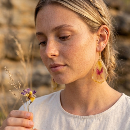 Pendientes Petalo de Tulipan