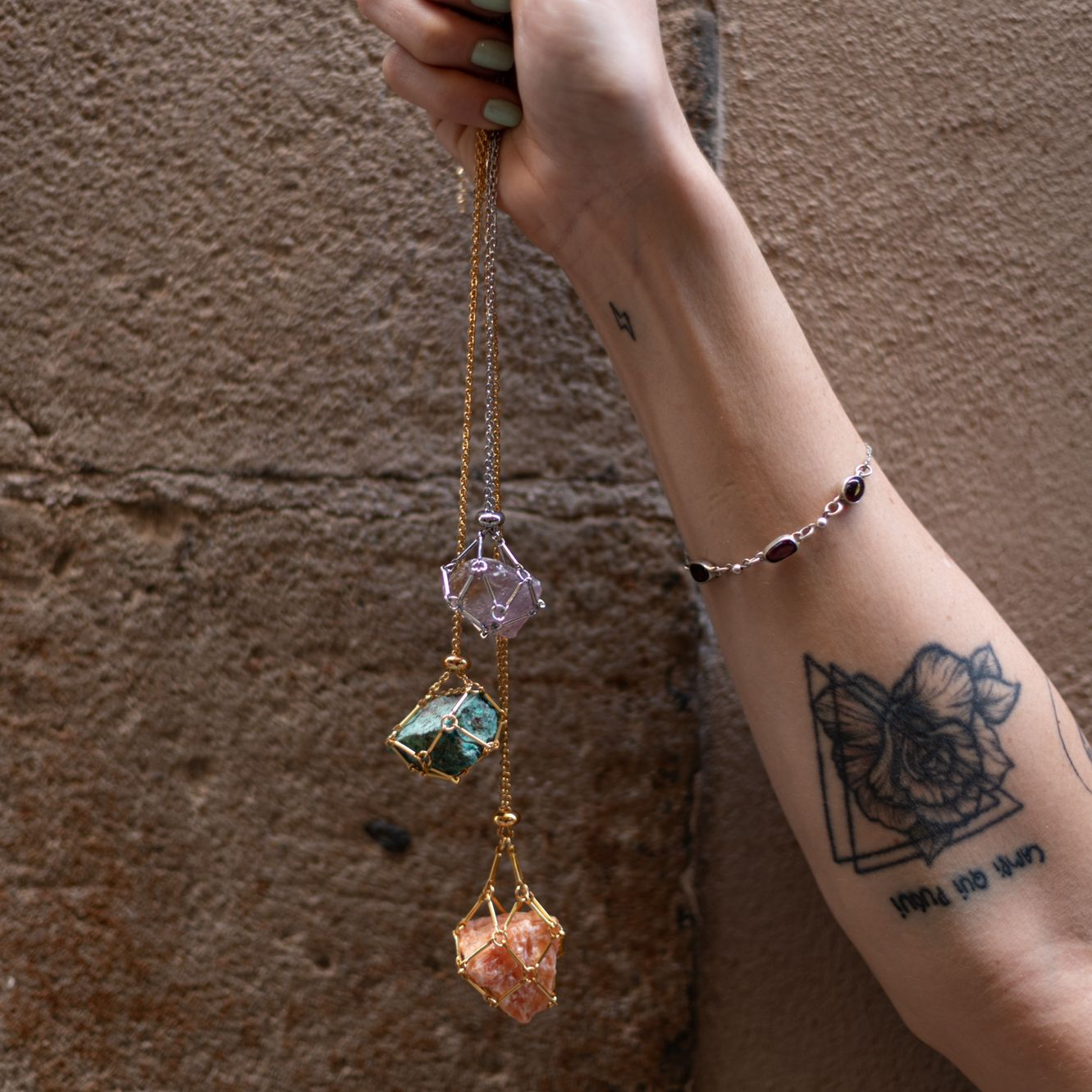 Crystal Cage Necklace