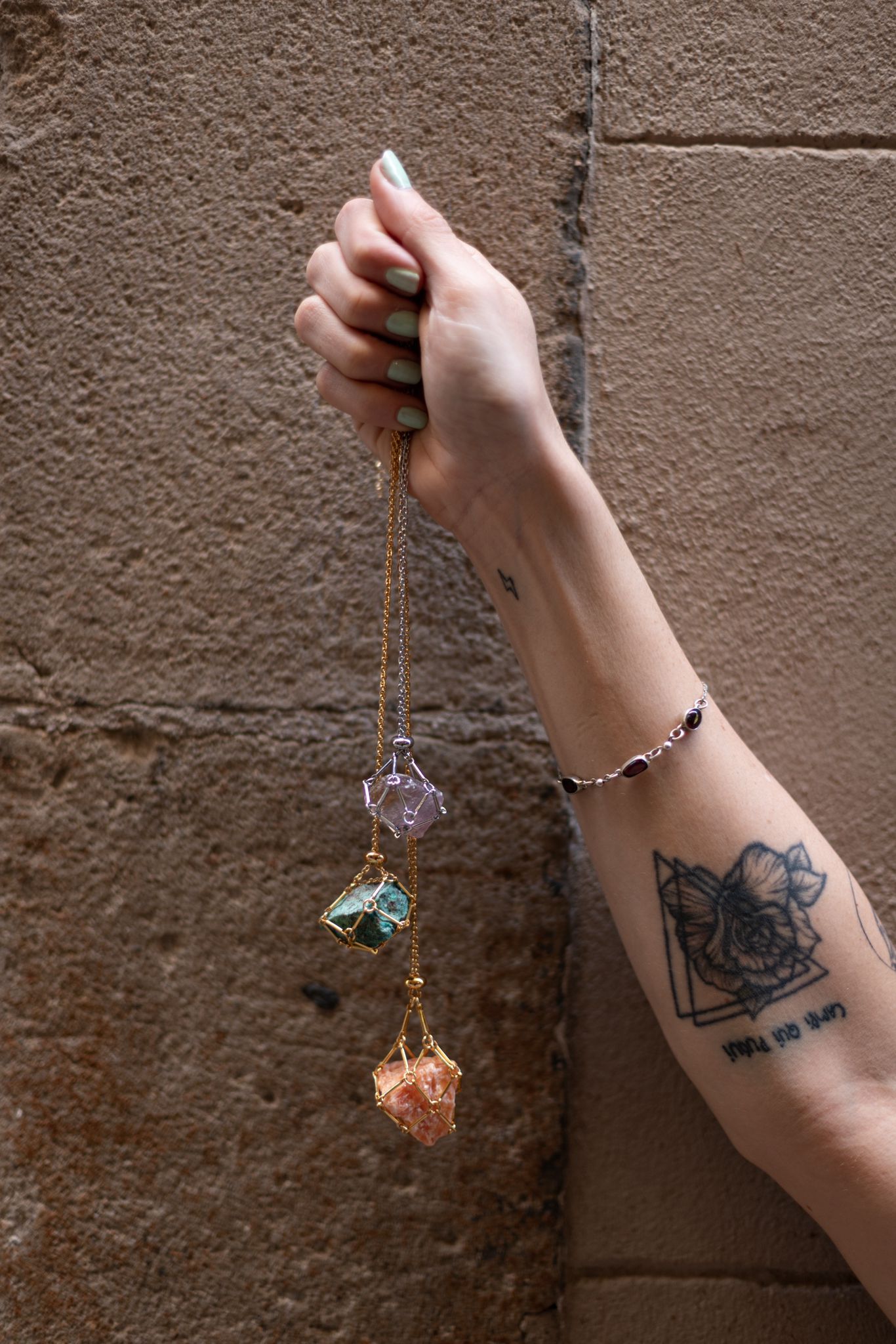 Crystal Cage Necklace