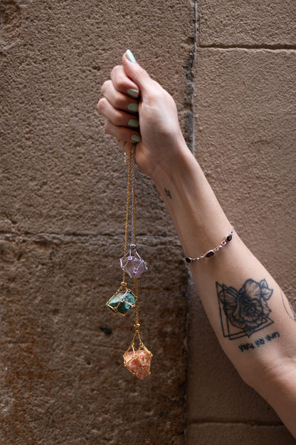 Crystal Cage Necklace