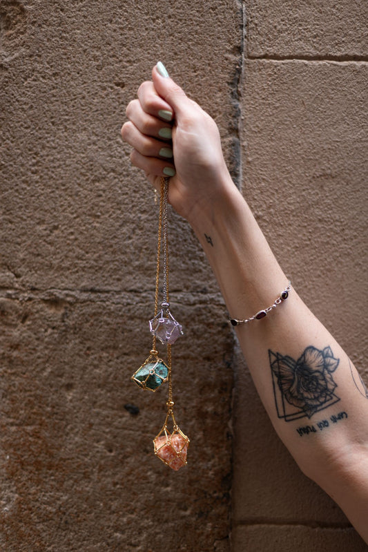 Crystal Cage Necklace