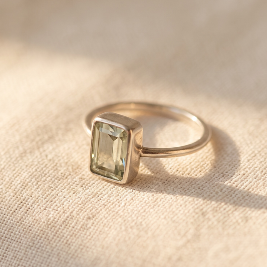 Bague aigue-marine