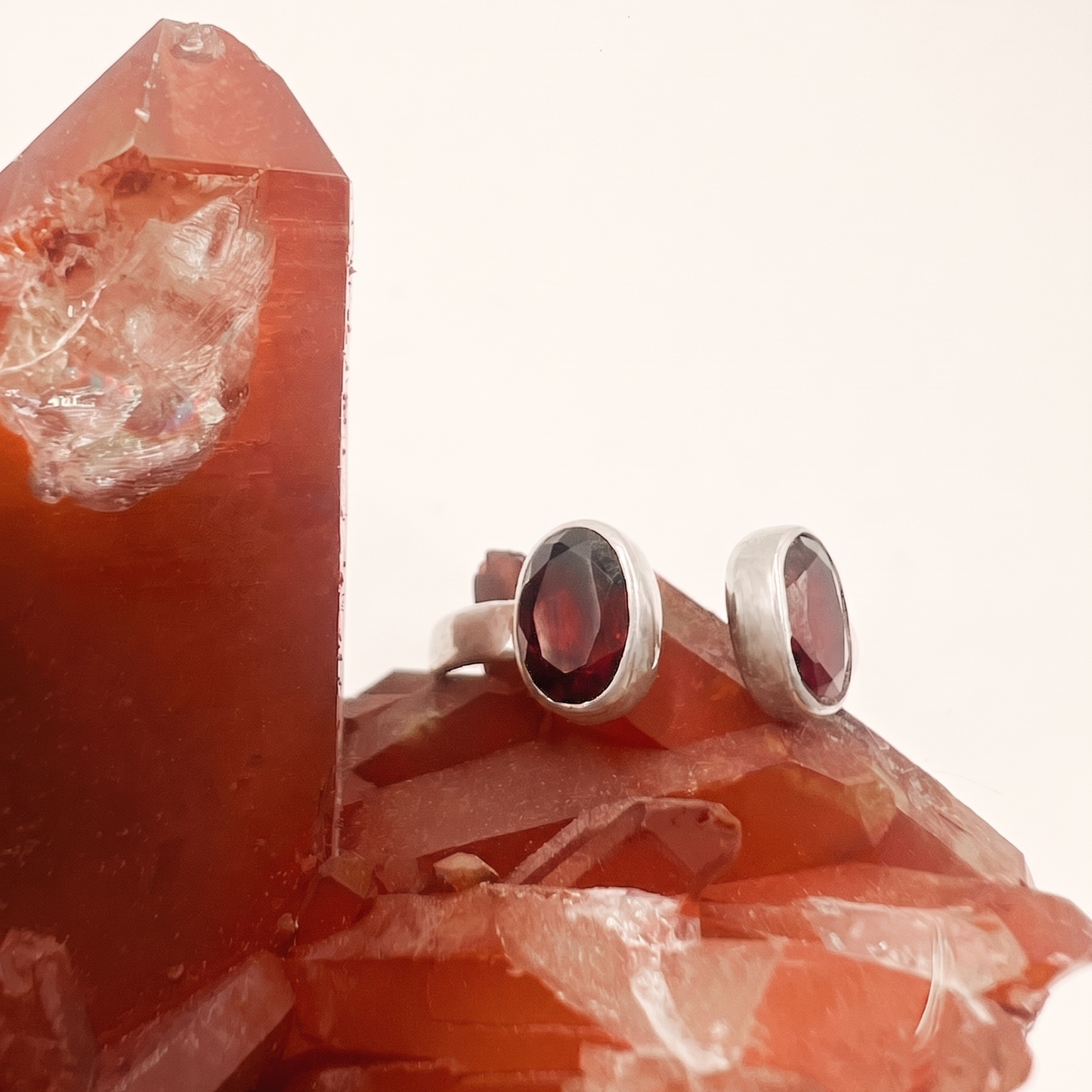 Red Garnet Ring