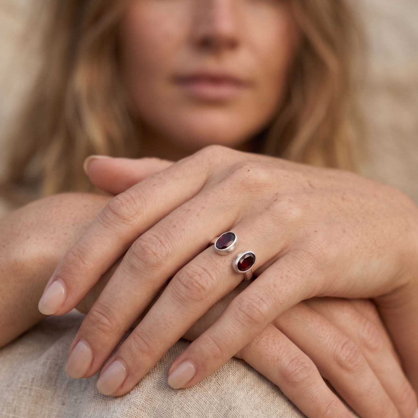 Red Garnet Ring
