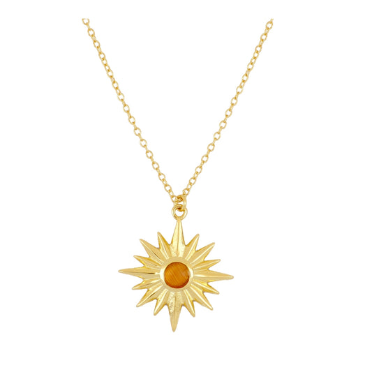 Collar Cornalina Sol