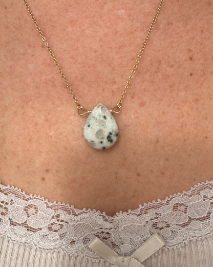 Collar de larimar natural – joyería artesanal de El Born, Barcelona