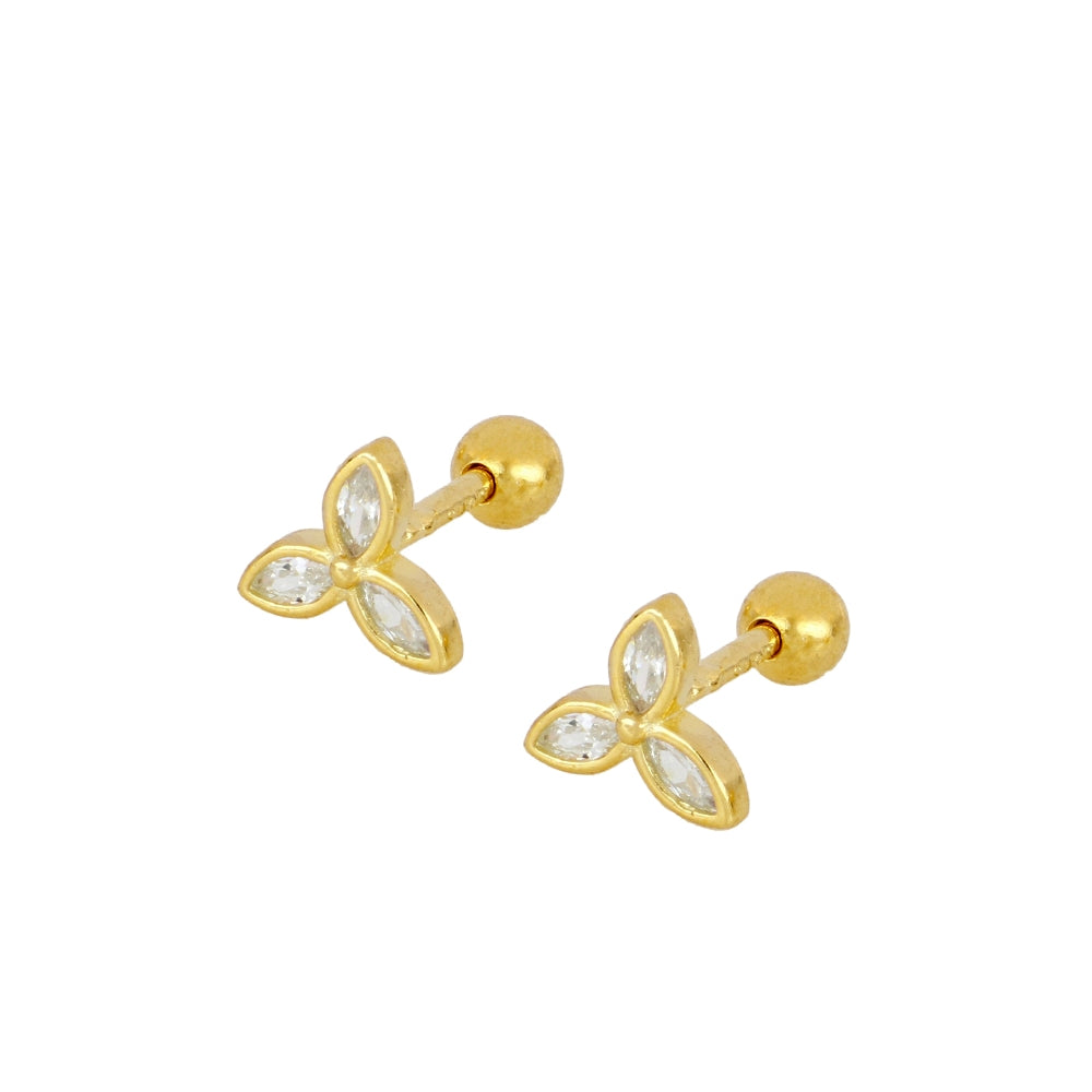 Pendientes Flor Pétalos Margarita