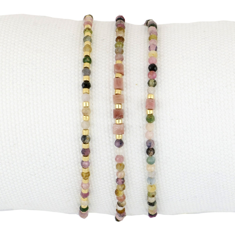 Pulsera de turmalina natural – hecho a mano en Barcelona